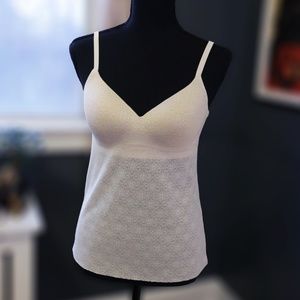 Uniqlo Seamless V Neck Bra Camisole - Lace (NWT, Size S)